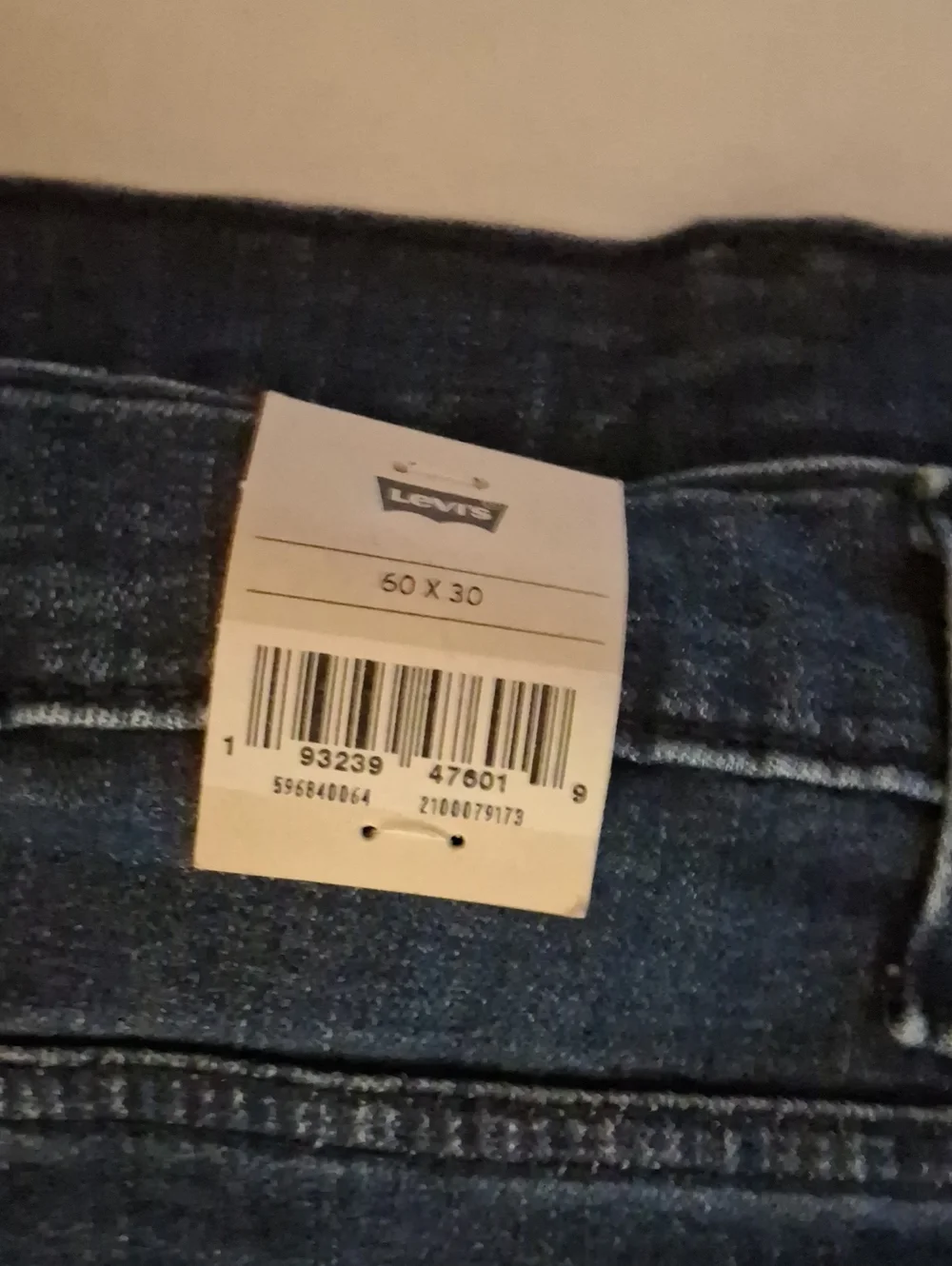 Levis 502 Taper Fit Jeans - Stretch 60x30 NWT
